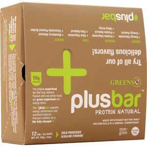 Greens Plus Plus Bar Protein Natural BEST BY 11/8/25 12 bars