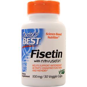 Doctor's Best Fisetin with Novusetin (100mg)  EXPIRES 11/25 30 vcaps