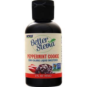 Now Better Stevia Zero-Calorie Liquid Sweetener Peppermint Cookie 2 fl.oz