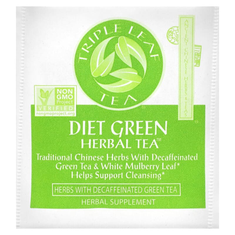 Triple Leaf Tea Diet Green Herbal Tea  20 pckts