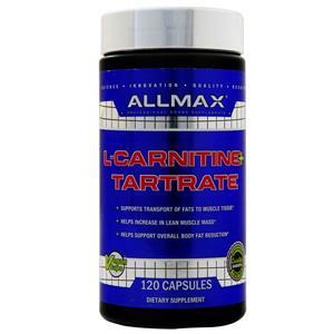 Allmax Nutrition L-Carnitine + Tartrate 120 vcaps