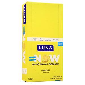 Clif Bar Luna Bar Lemonzest BEST BY 10/4/25 15 bars