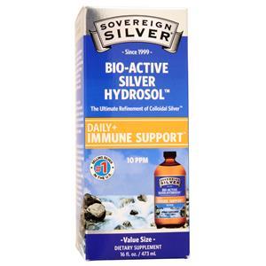 Sovereign Silver Bio-Active Silver Hydrosol - Daily+ Immune Support Value Size 16 fl.oz