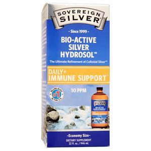 Sovereign Silver Bio-Active Silver Hydrosol - Daily+ Immune Support Economy Size 32 fl.oz