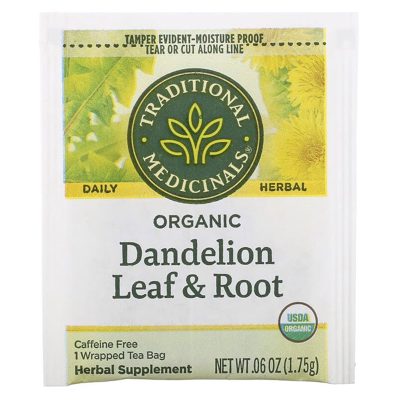 Traditional Medicinals Organic Herbal Tea Dandelion Leaf & Root 16 pckts