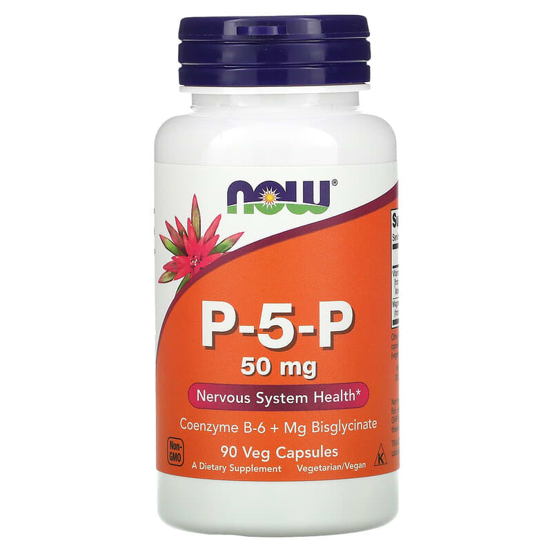 Now P-5-P (50mg)  90 vcaps