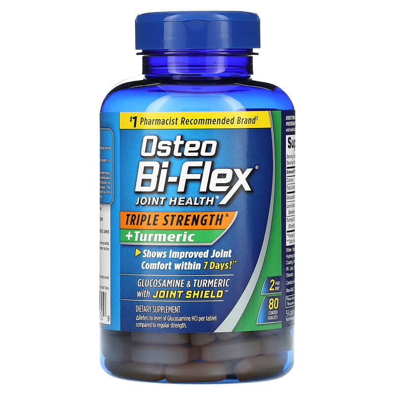 Osteo Bi-Flex Joint Health Triple Strength + Turmeric  80 tabs