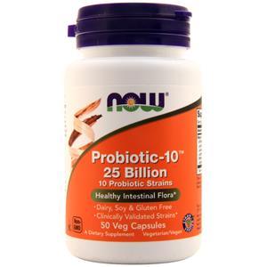 Now Probiotic-10 (25 Billion)  BEST BY 10/25 50 vcaps