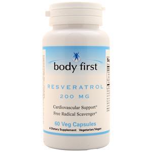 Body First Resveratrol (200mg)  Original 60 vcaps