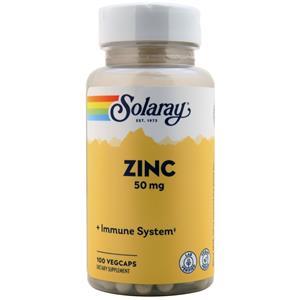 Solaray Zinc (50mg)  100 vcaps