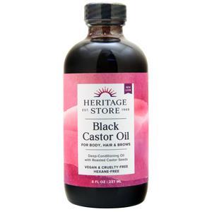 Heritage Store Black Castor Oil 8 fl.oz