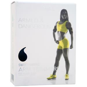 Sports Research Sweet Sweat Arm Trimmers Black & Yellow (Size Medium) ORIGINAL 2 unit