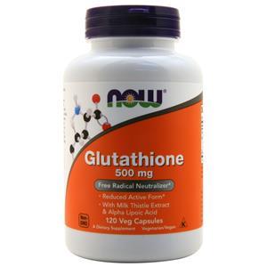 Now Glutathione (500mg)  120 vcaps