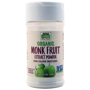 Now Organic Monk Fruit Extract Powder  0.7 oz