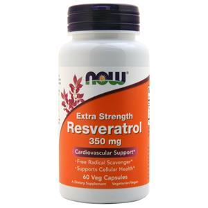 Now Resveratrol - Extra Strength (350mg)  60 vcaps
