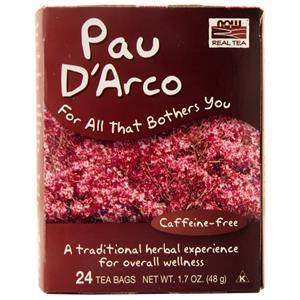 Now Real Tea - Pau D'Arco Caffeine-Free 24 pckts