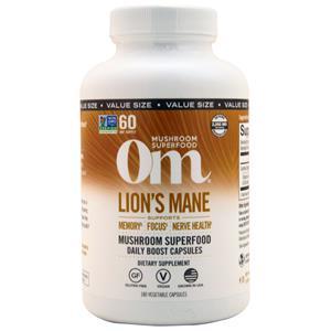 OM Mushroom Superfood Lion's Mane Mushroom Superfood Daily Boost Capsules  180 vcaps