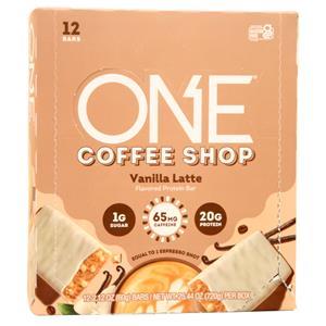 ONE Brands One Coffee Shop Bar Vanilla Latte 12 bars