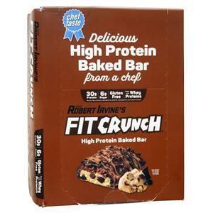 Fit Crunch High Protein Baked Bar Chocolate Chip Cookie Dough 12 bars