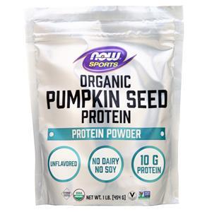 Now Organic Pumpkin Seed Protein Powder Unflavored 1 lbs
