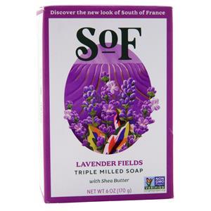 South of France Triple Milled Soap Lavender Fields 6 oz