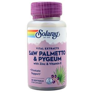 Solaray Saw Palmetto & Pygeum  30 sgels