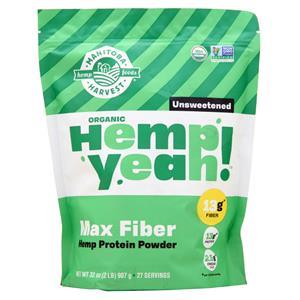 Manitoba Harvest Organic Hemp Yeah! Max Fiber Unsweetened 32 oz