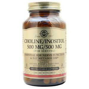Solgar Choline/Inositol  100 vcaps