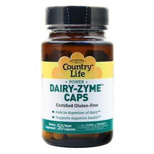Country Life Power Dairy-Zyme Caps  50 vcaps