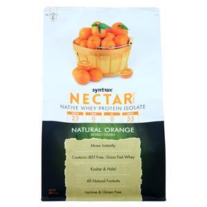 Syntrax Nectar Natural Whey Protein Isolate Natural Orange 2 lbs