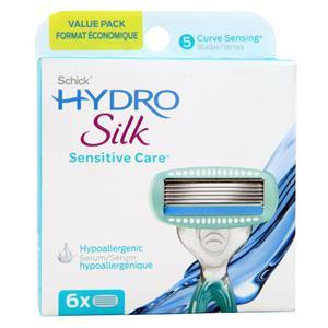 Schick Hydro Silk 5 Refills Sensitive Care 6 count