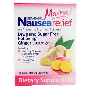 Sea-Band Mama! NauseaRelief Relieving Ginger Lozenges  24 lzngs