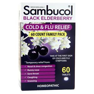 Healthcare Brands Sambucol Cold & Flu Relief  60 tabs