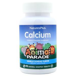 Nature's Plus Animal Parade Children's Chewable Calcium Vanilla Sundae 90 tabs