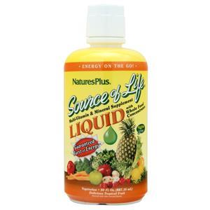 Nature's Plus Source of Life Liquid Delicious Tropical Fruit 30 fl.oz