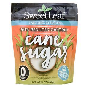 Sweetleaf 50% Reduced Calorie Cane Sugar  16 oz