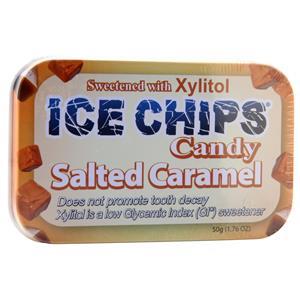 Ice Chips Candy Ice Chips Xylitol Candy Salted Caramel 1.76 oz