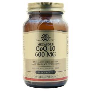Solgar Megasorb CoQ-10 (600mg)  30 sgels