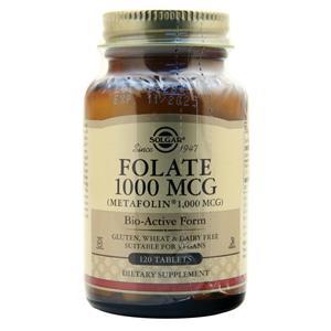 Solgar Folate (1000mcg) (Metafolin 1000mcg)  120 tabs