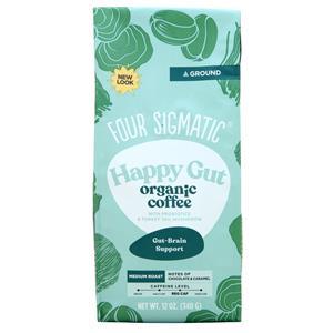 Four Sigmatic Organic Coffee - Ground Happy Gut - Medium Roast 12 oz