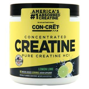 Con-Cret Concentrated Creatine Powder Lemon Lime 57.6 grams