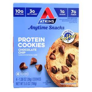 Atkins Protein Cookie Snack Chocolate Chip BEST BY 11/14/25 4 count