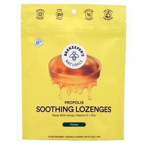 Beekeeper's Naturals Propolis Soothing Lozenges Honey 14 lzngs