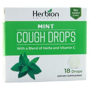 Herbion Cough Drops Mint 18 drops