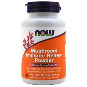 Now Mushroom Immune Renew Powder  3.5 oz