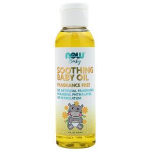 Now Baby Soothing Baby Oil Fragrance Free 4 fl.oz