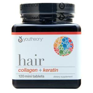 YouTheory Hair Collagen + Keratin  120 tabs