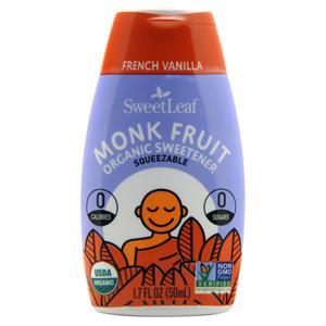 Sweetleaf Liquid Monk Fruit Sweetener Drops - Organic French Vanilla 1.7 fl.oz