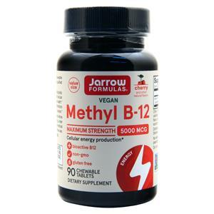Jarrow Methyl B-12 (5000mcg) Cherry 90 tabs