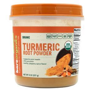 Bare Organics Organic Turmeric Root Powder  8 oz